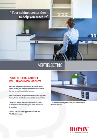 Data leaflet Kitchen Upper Cabinets VertiElectric