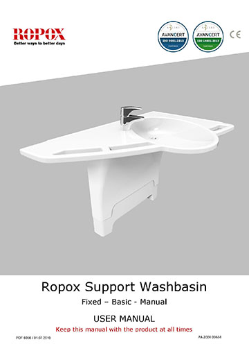 Ropox user manual - Support Washbasin Fixed-Basic-Manual