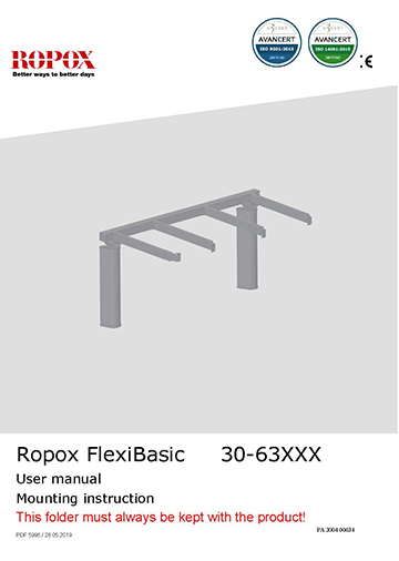 Ropox user & mounting manual - FlexiBasic 